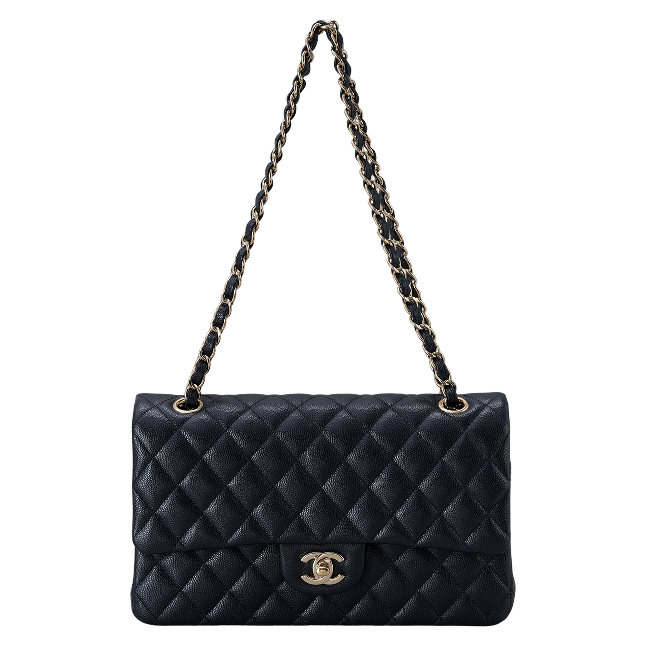 CHANEL(USED)샤넬 클래식 캐비어 미듐