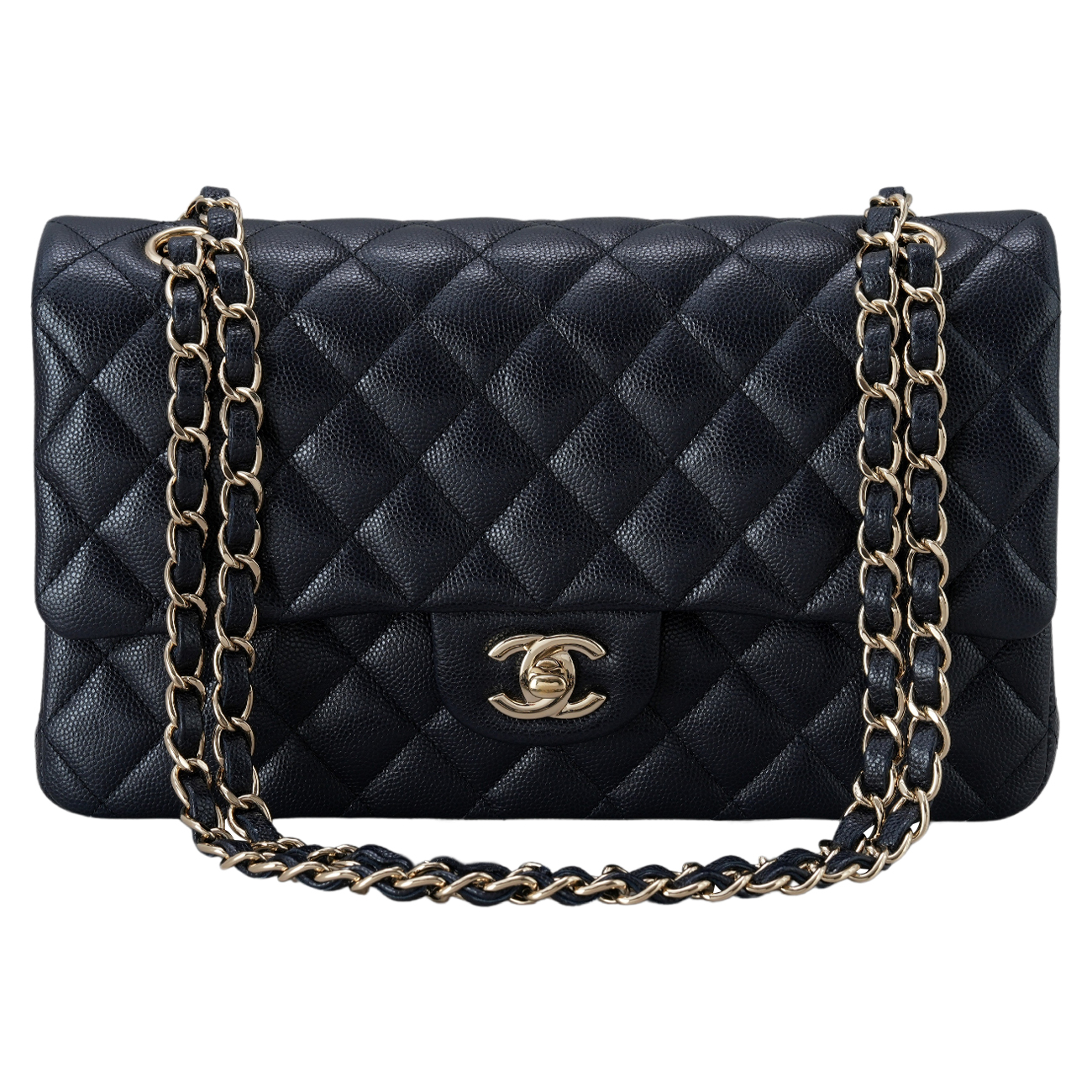 CHANEL(USED)샤넬 클래식 캐비어 미듐