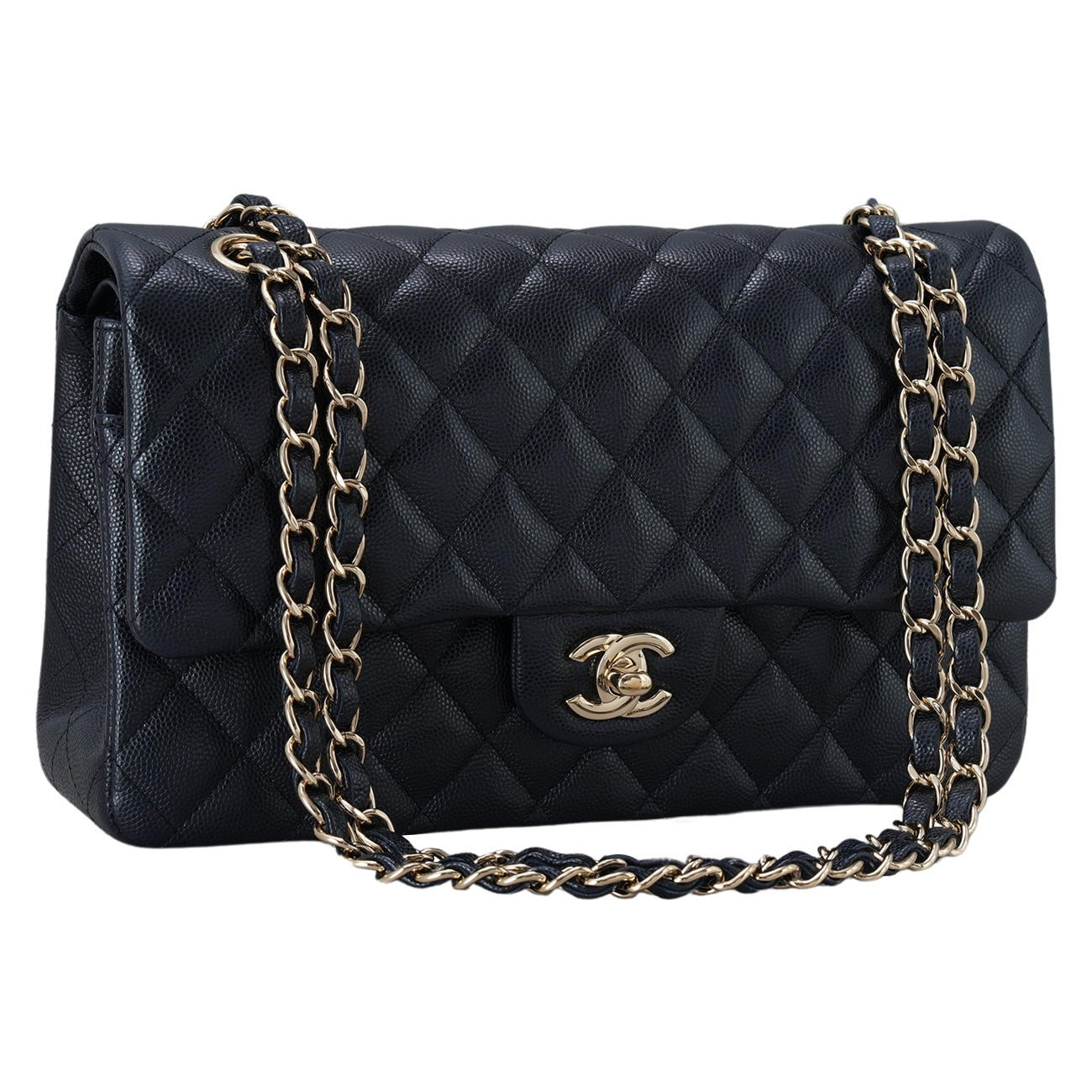CHANEL(USED)샤넬 클래식 캐비어 미듐