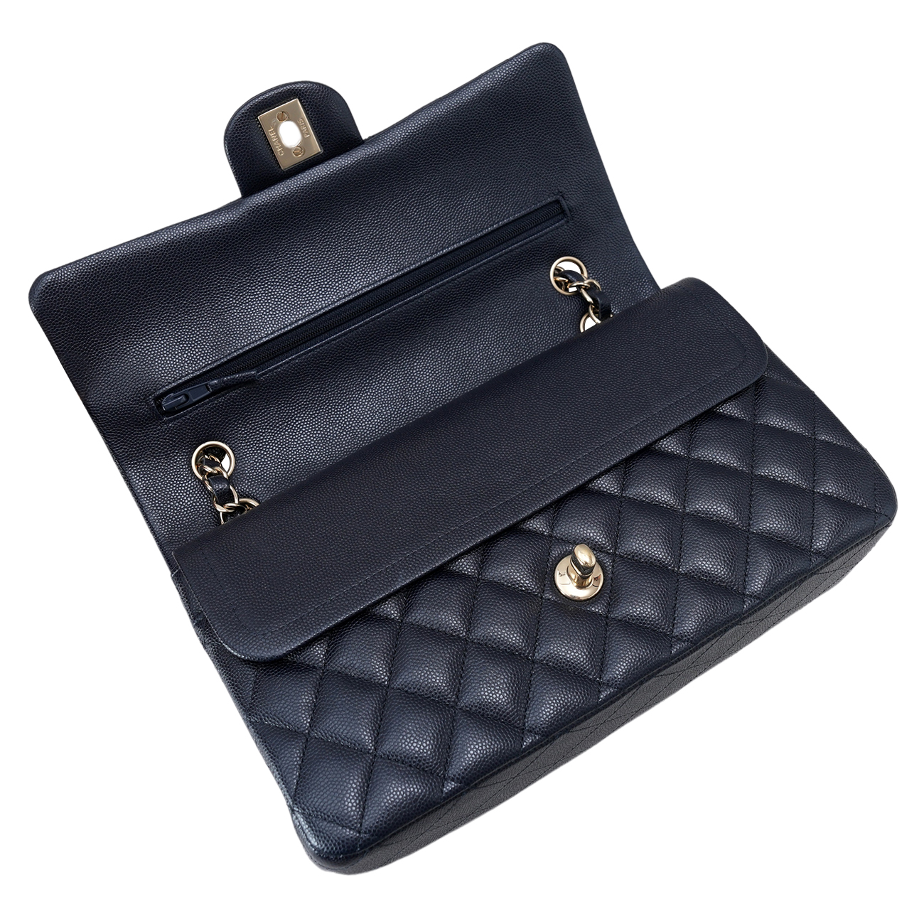 CHANEL(USED)샤넬 클래식 캐비어 미듐