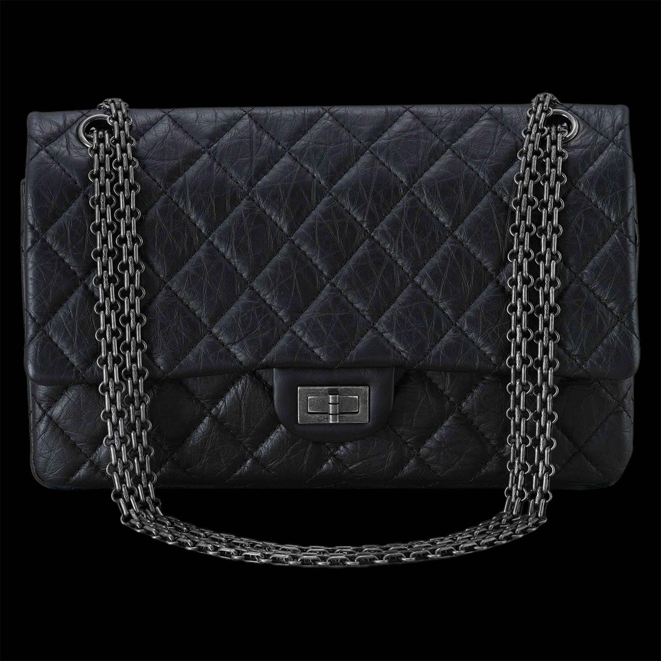 CHANEL(USED)샤넬 2.55 빈티지 미듐 플랩백
