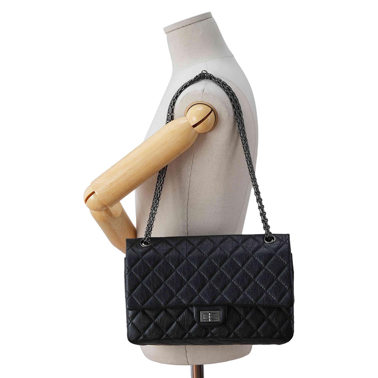 CHANEL(USED)샤넬 2.55 빈티지 미듐 플랩백
