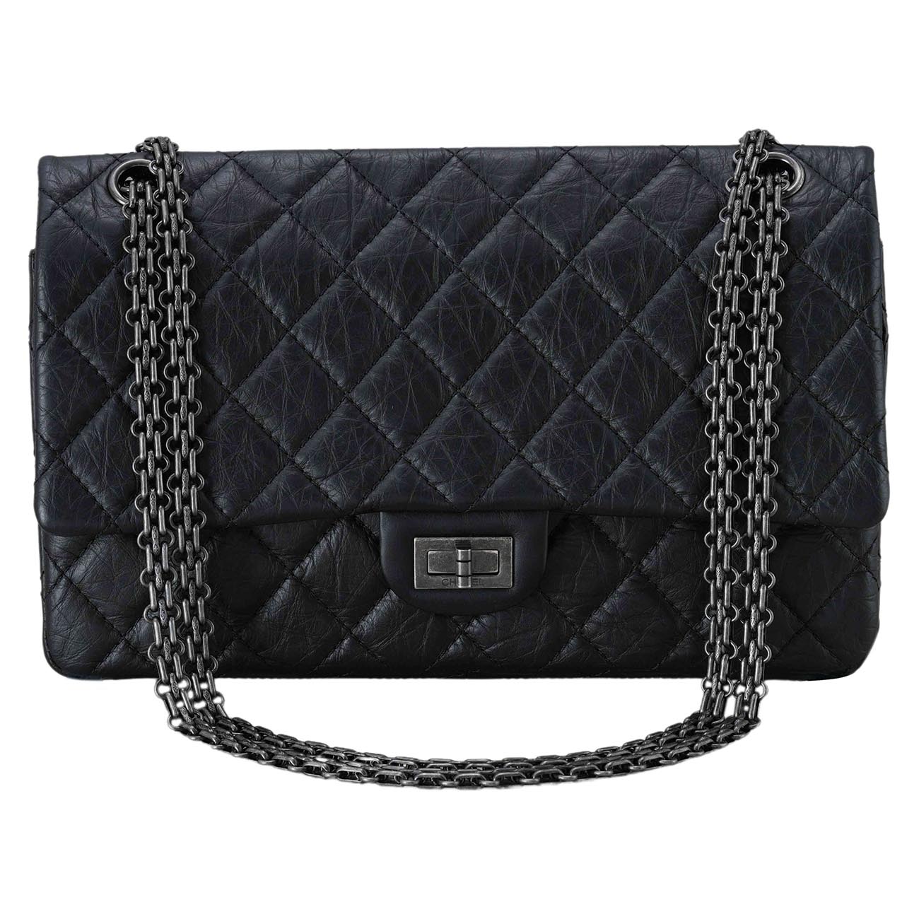 CHANEL(USED)샤넬 2.55 빈티지 미듐 플랩백
