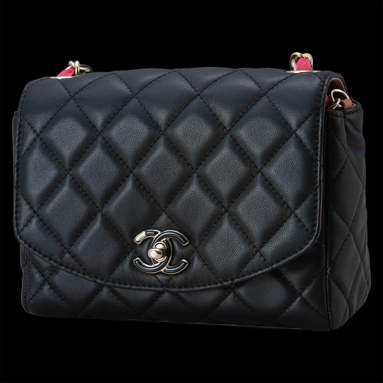 CHANEL(USED)샤넬 AS2411 시즌 미니 플랩 크로스백