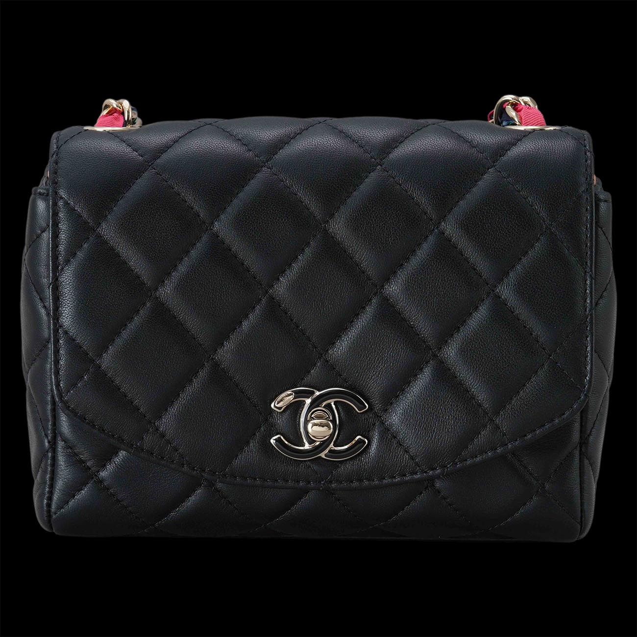 CHANEL(USED)샤넬 AS2411 시즌 미니 플랩 크로스백