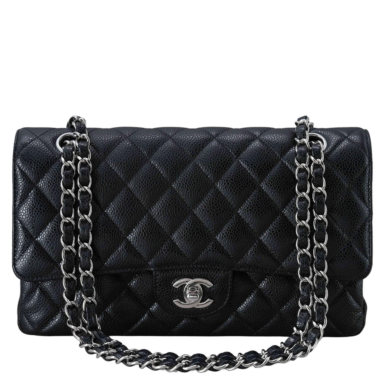 CHANEL(USED)샤넬 캐비어 클래식 미듐 플랩백