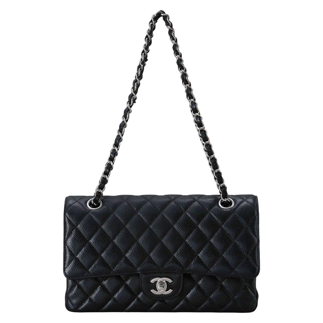 CHANEL(USED)샤넬 캐비어 클래식 미듐 플랩백