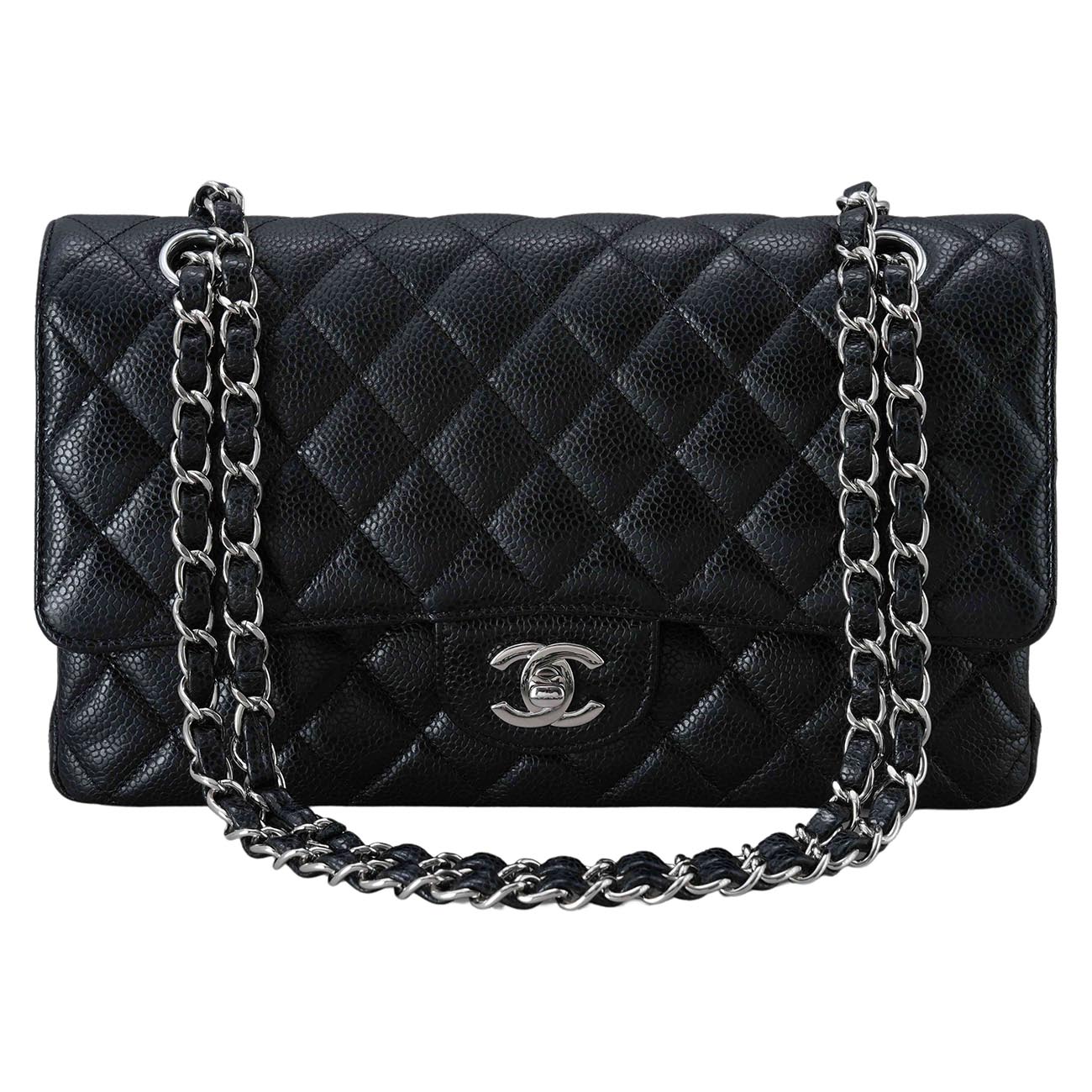 CHANEL(USED)샤넬 캐비어 클래식 미듐 플랩백