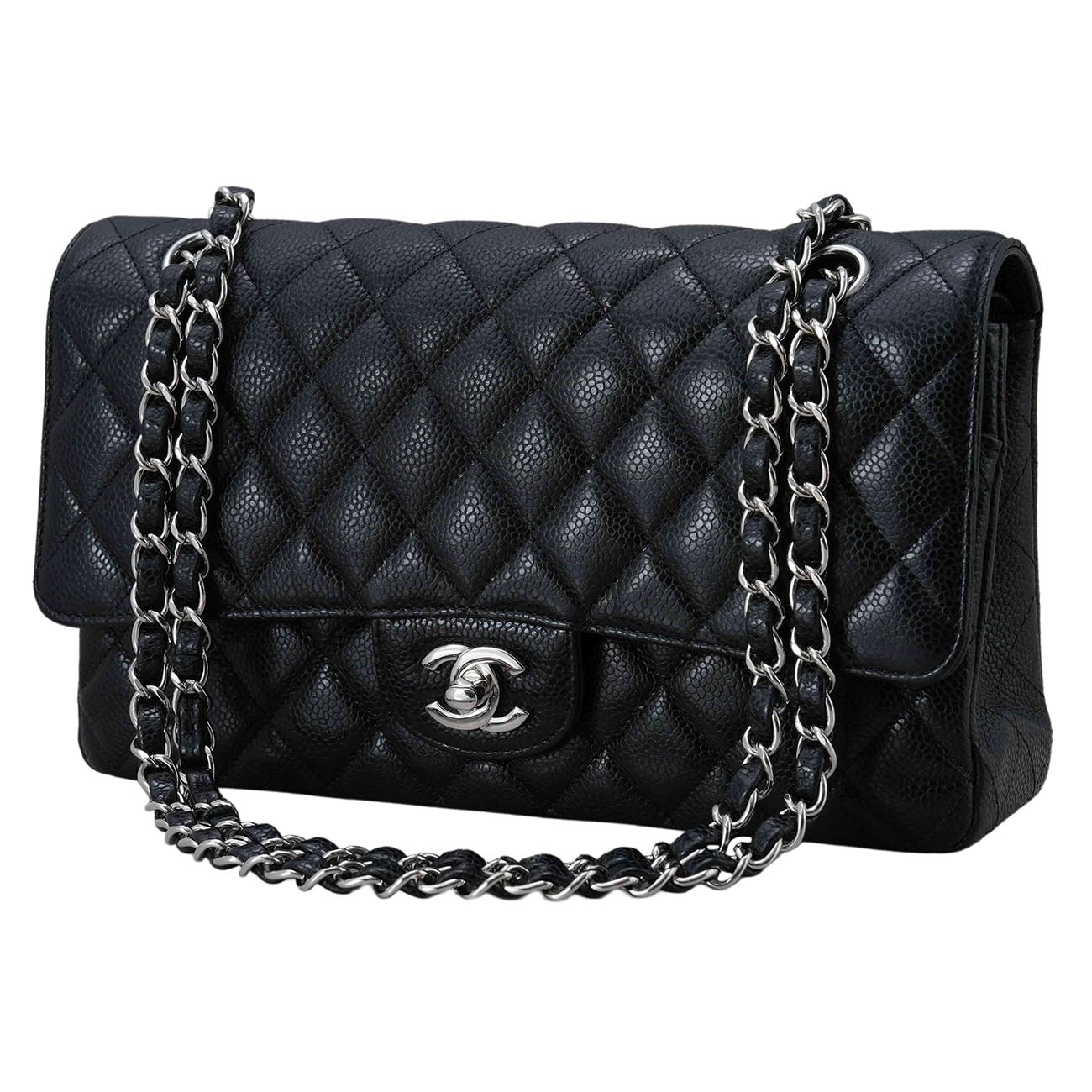 CHANEL(USED)샤넬 캐비어 클래식 미듐 플랩백