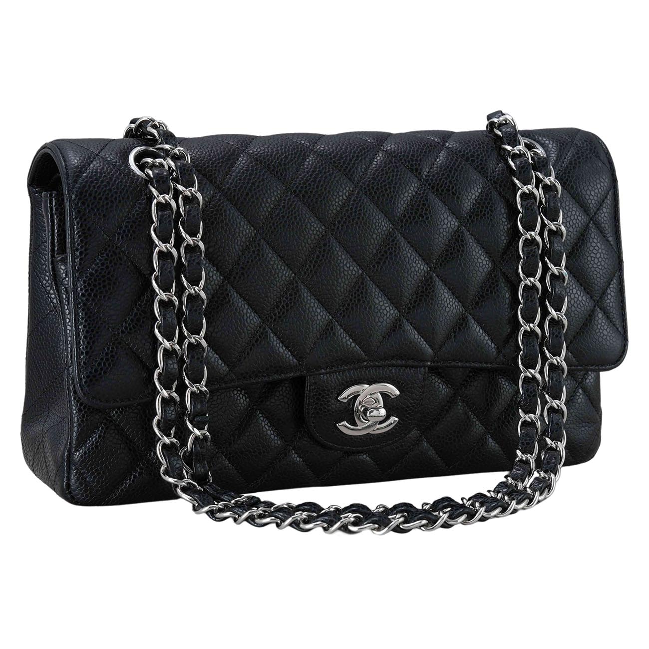 CHANEL(USED)샤넬 캐비어 클래식 미듐 플랩백