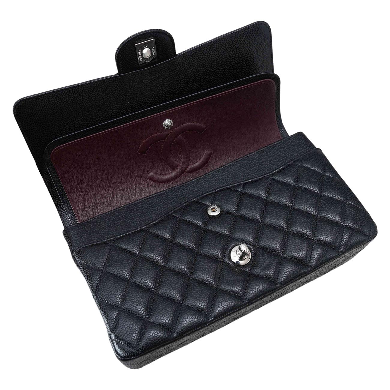 CHANEL(USED)샤넬 캐비어 클래식 미듐 플랩백