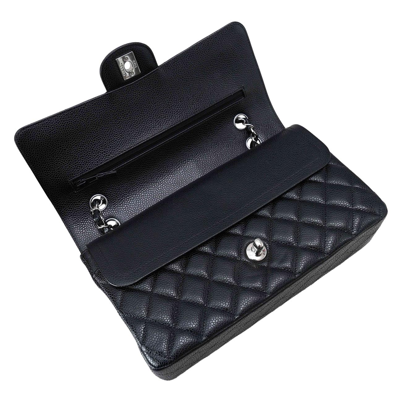 CHANEL(USED)샤넬 캐비어 클래식 미듐 플랩백