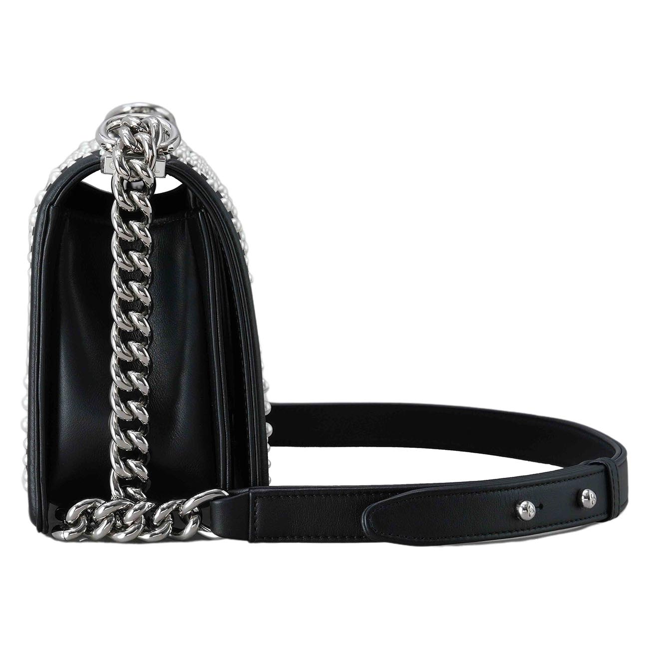 CHANEL(USED)샤넬 시즌 보이샤넬 펄 미듐 플랩백