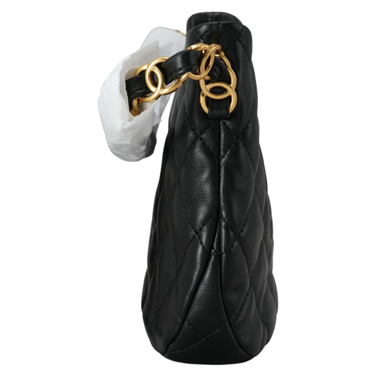 CHANEL(USED)샤넬 AS3562 호보백 블랙 금장