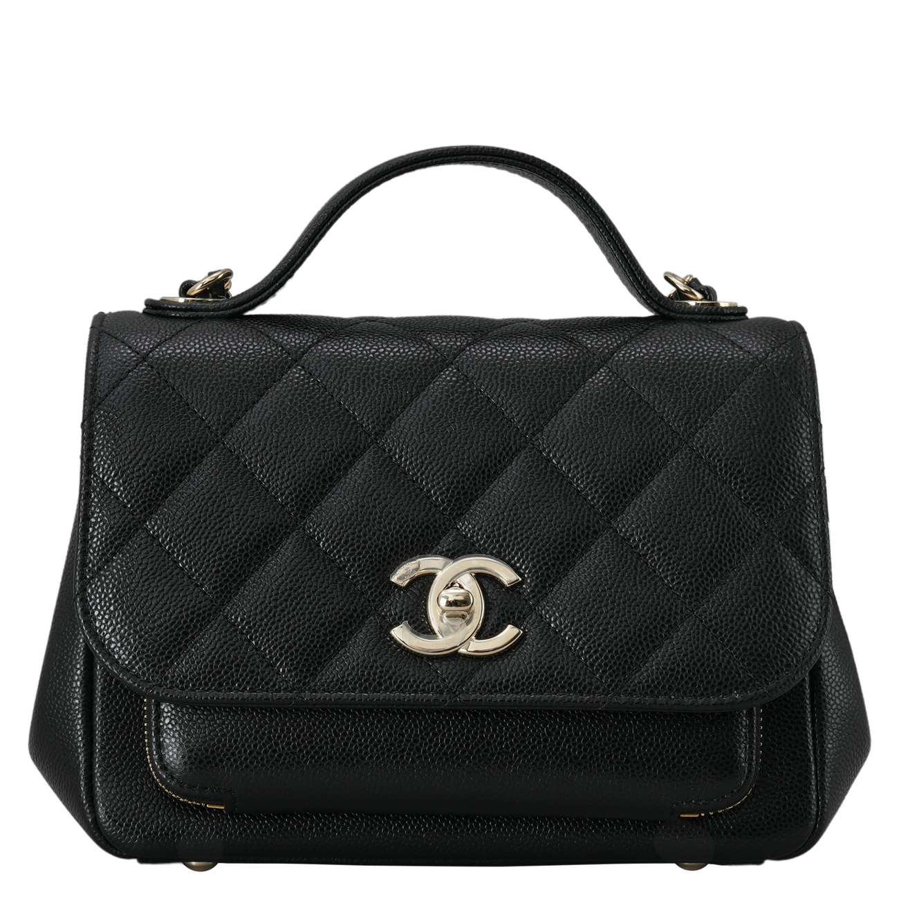 CHANEL(USED)샤넬 A93749 캐비어 비즈니스 어피니티 스몰 블랙