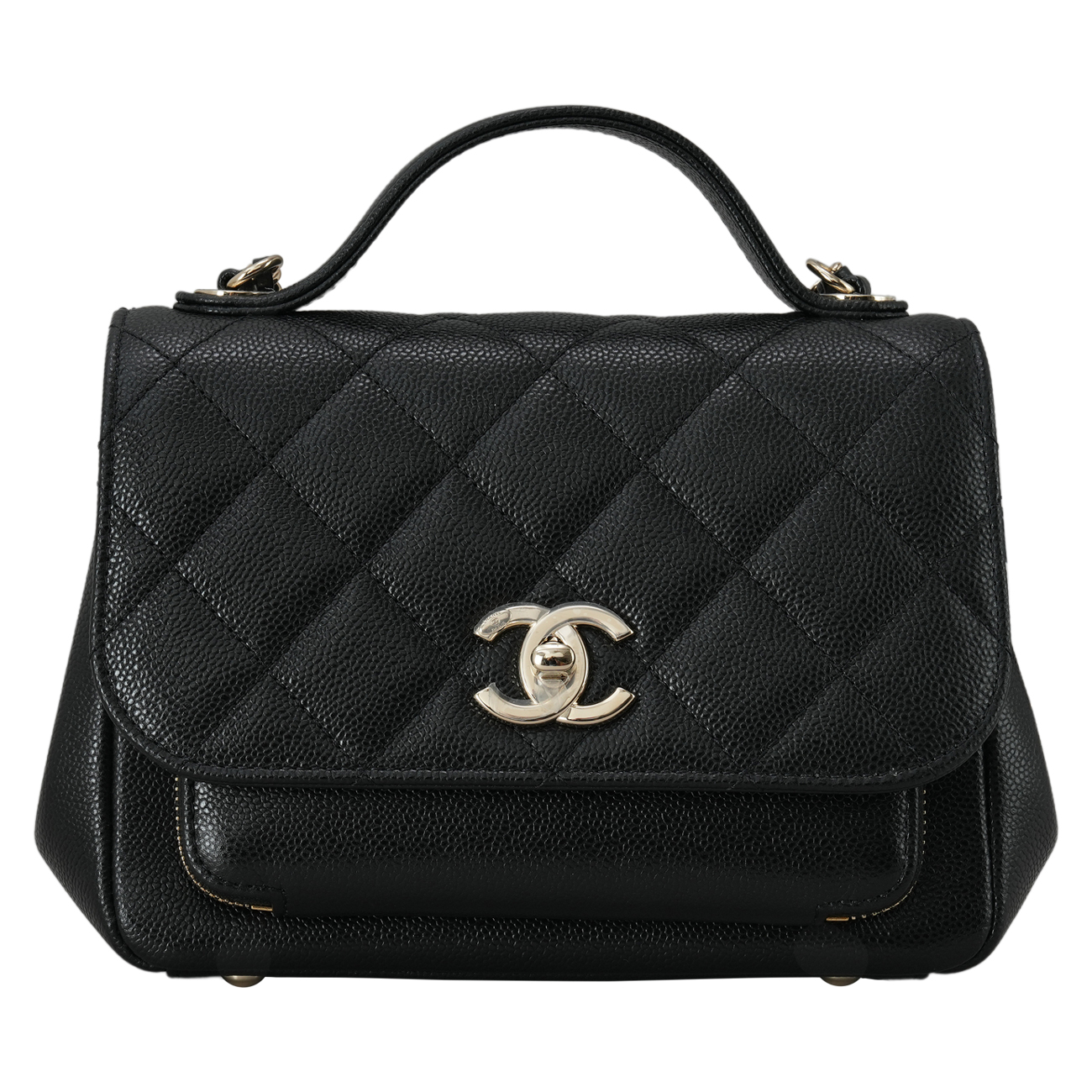 CHANEL(USED)샤넬 A93749 캐비어 비즈니스 어피니티 스몰 블랙