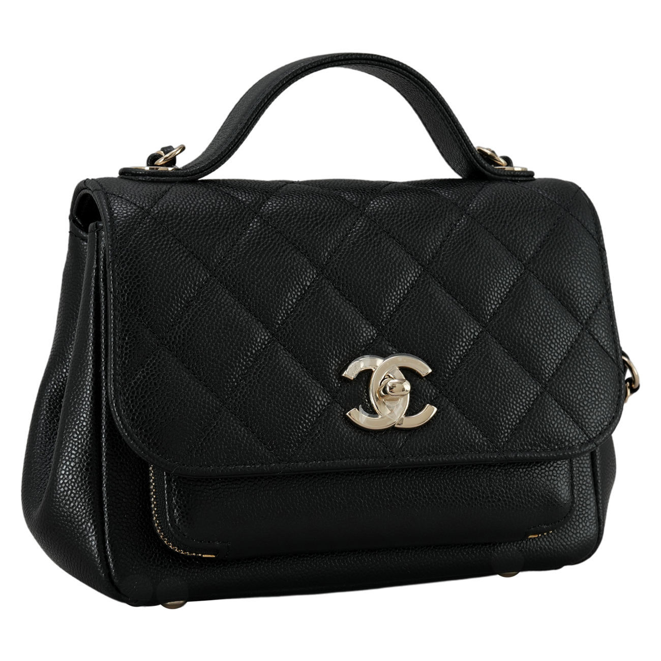CHANEL(USED)샤넬 A93749 캐비어 비즈니스 어피니티 스몰 블랙