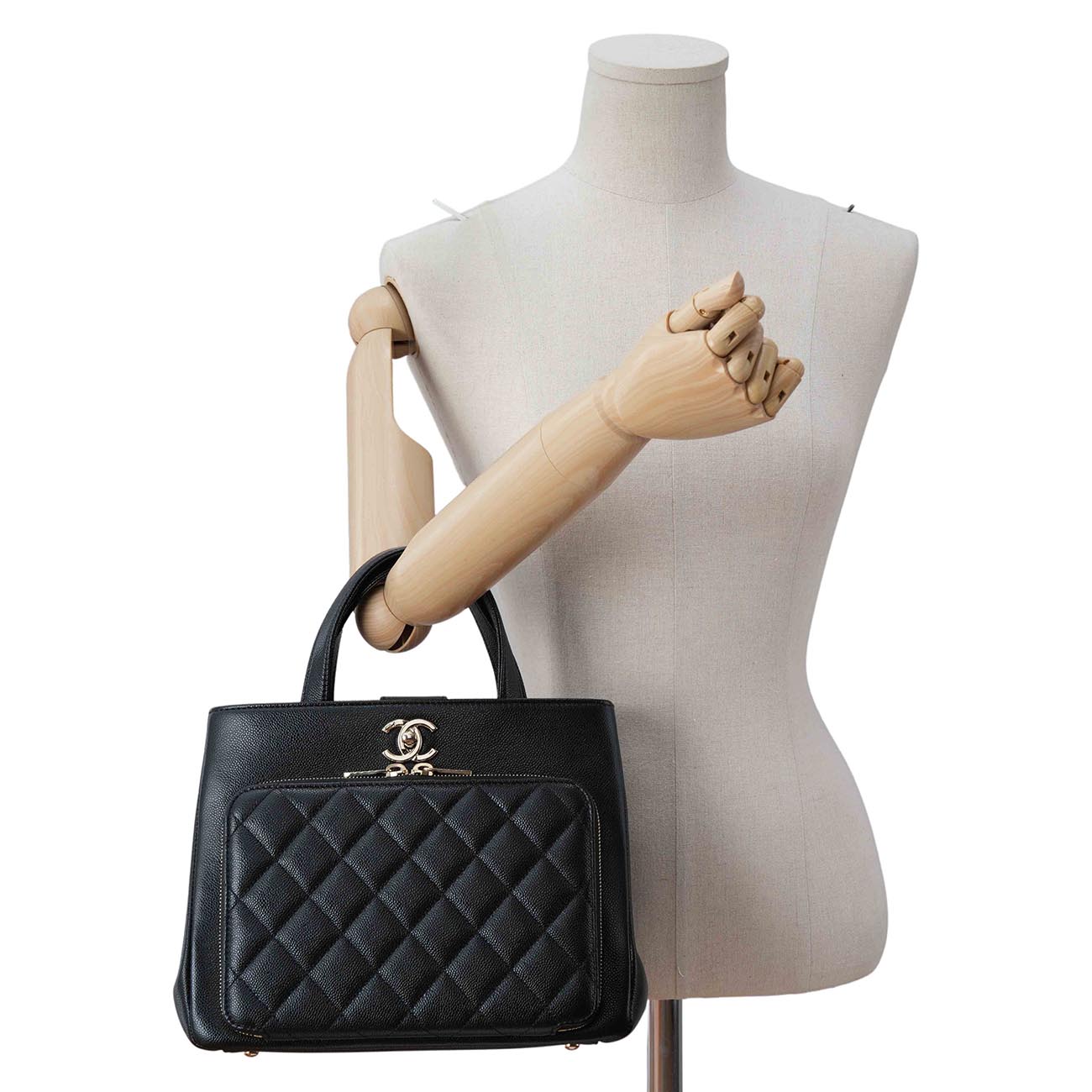 CHANEL(USED)샤넬 캐비어 비즈니스 어니피니티 토트백