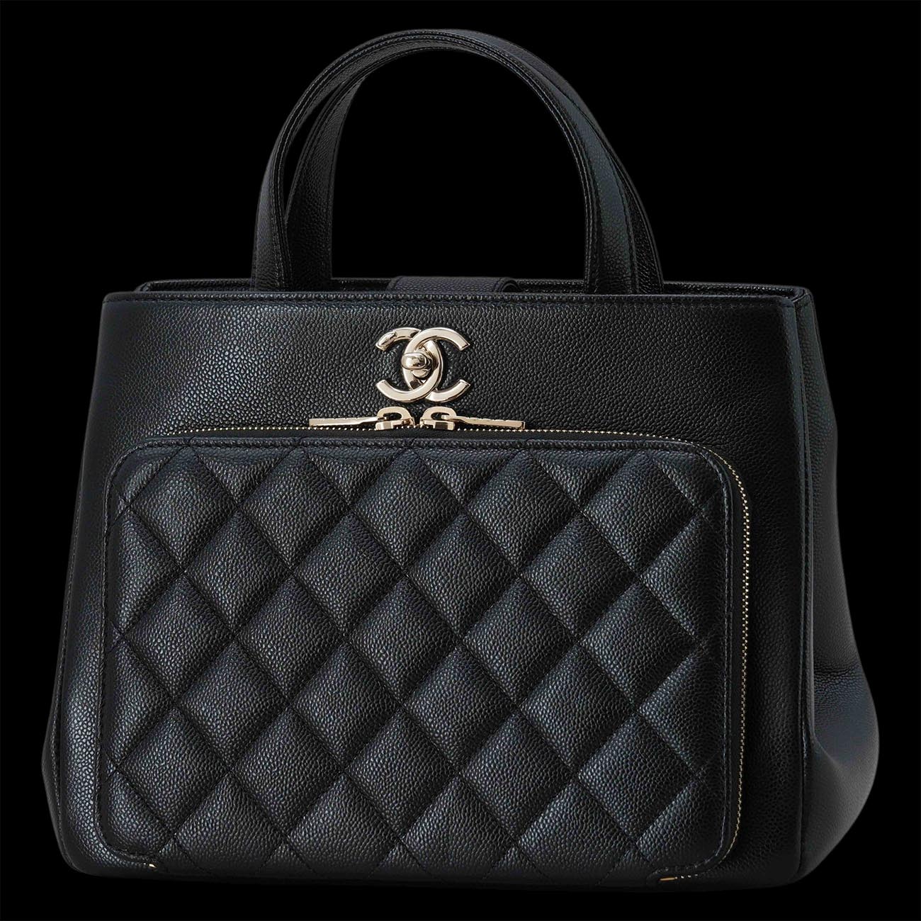 CHANEL(USED)샤넬 캐비어 비즈니스 어니피니티 토트백