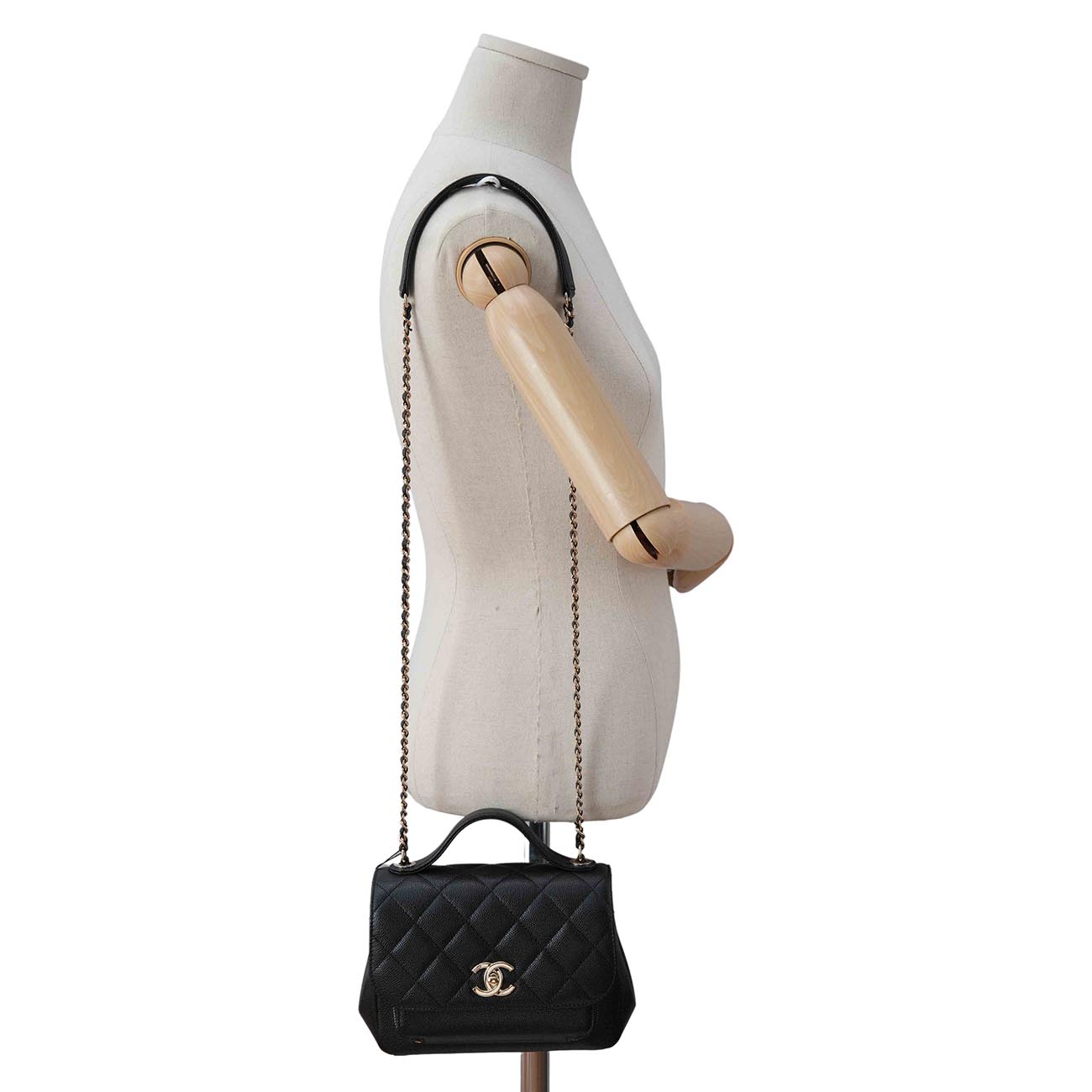 CHANEL(USED)샤넬 A93749 캐비어 비즈니스 어피니티 스몰