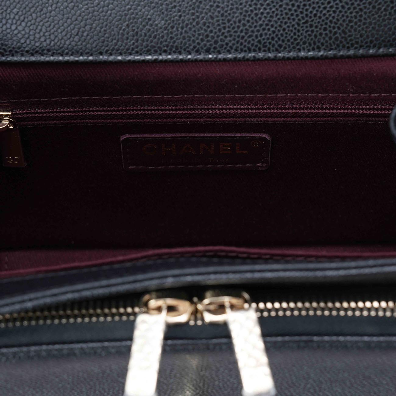 CHANEL(USED)샤넬 A93749 캐비어 비즈니스 어피니티 스몰