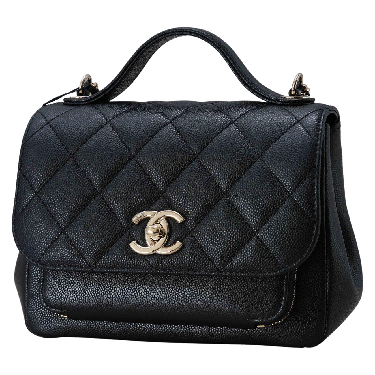 CHANEL(USED)샤넬 A93749 캐비어 비즈니스 어피니티 스몰