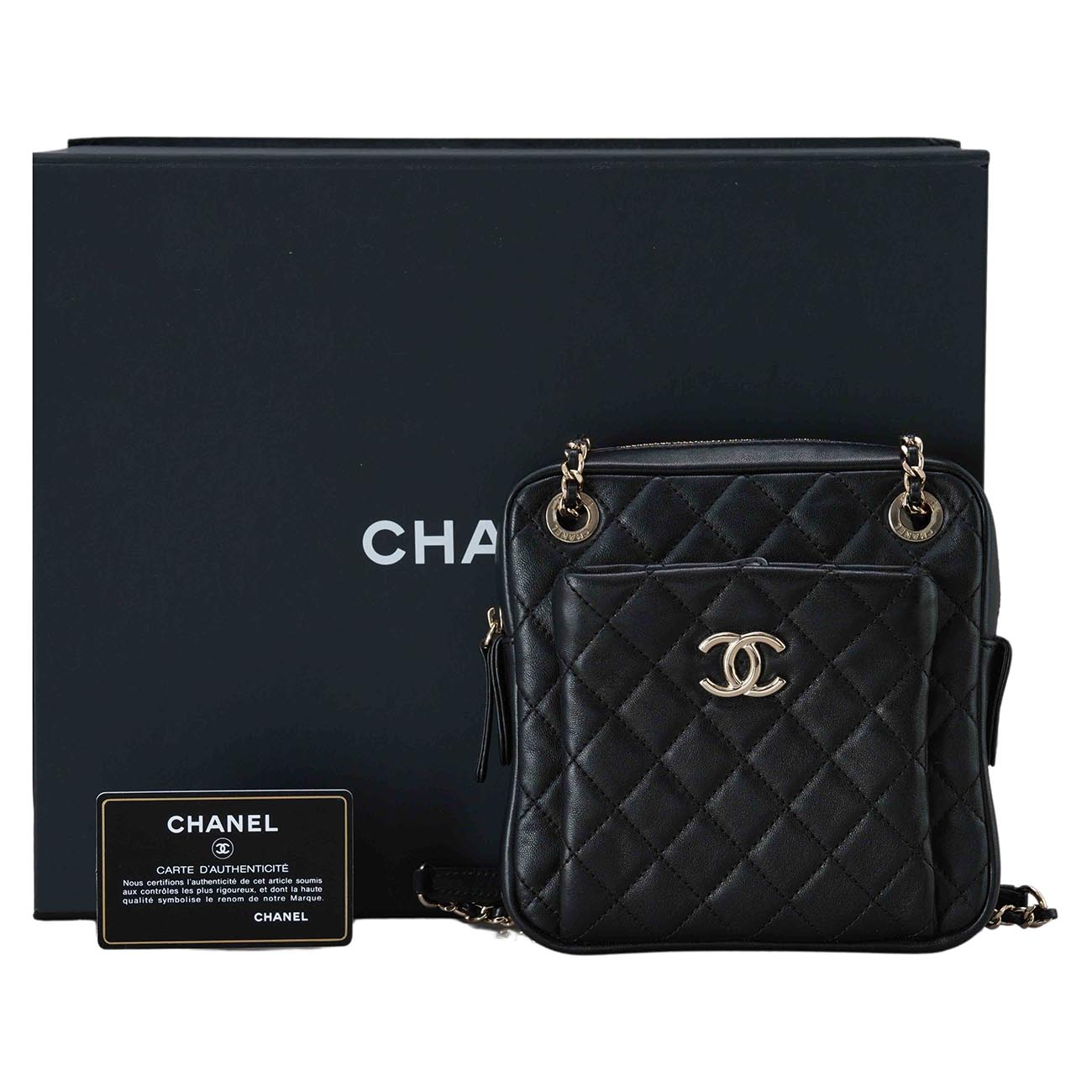 CHANEL(USED)샤넬 시즌 체인 크로스백