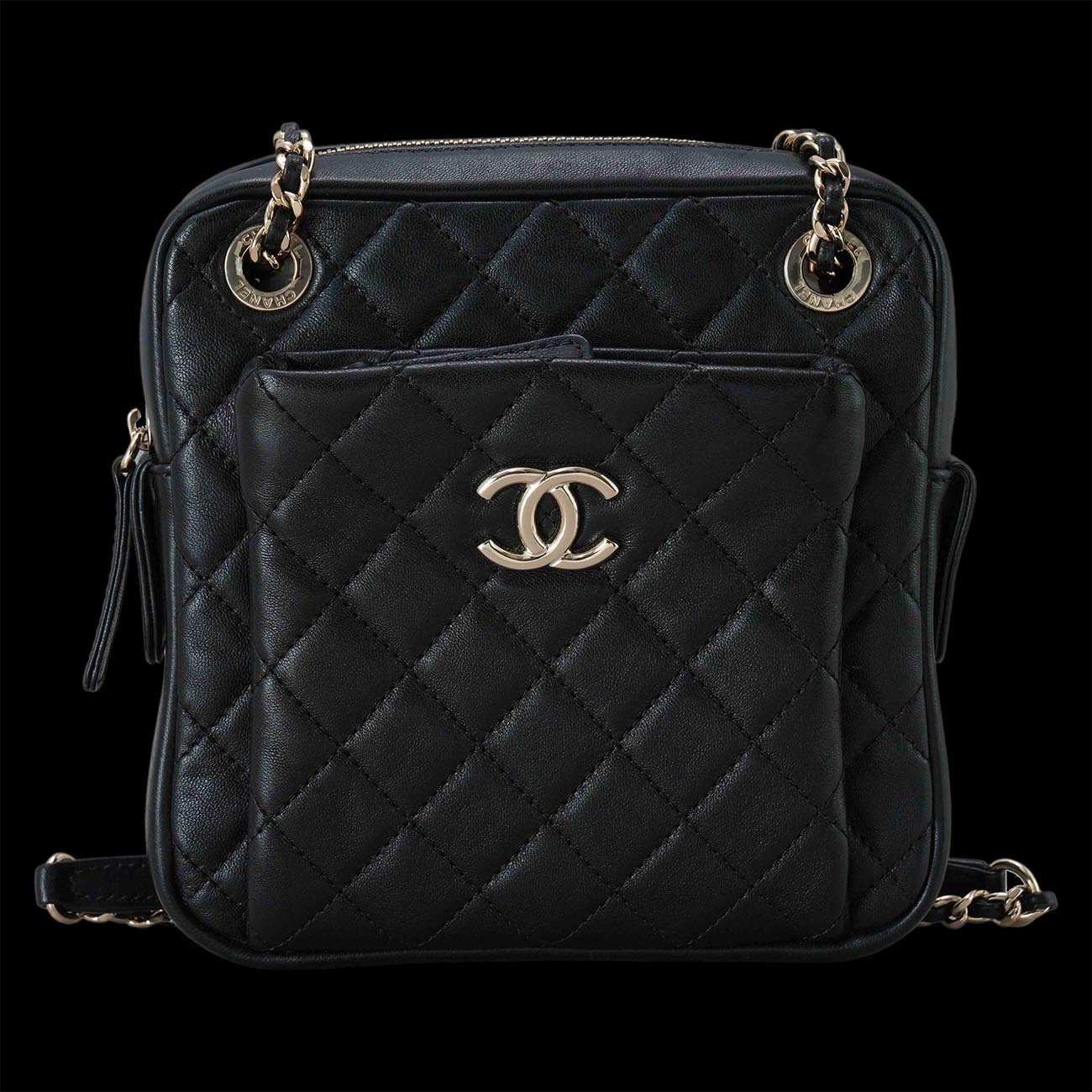 CHANEL(USED)샤넬 시즌 체인 크로스백