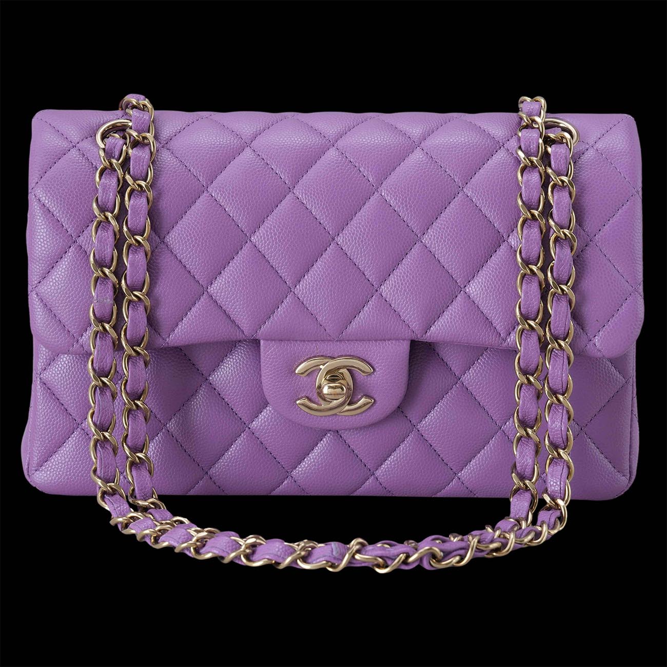 CHANEL(USED)샤넬 캐비어 클래식 스몰 플랩백
