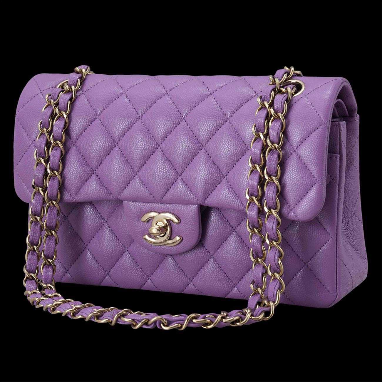 CHANEL(USED)샤넬 캐비어 클래식 스몰 플랩백