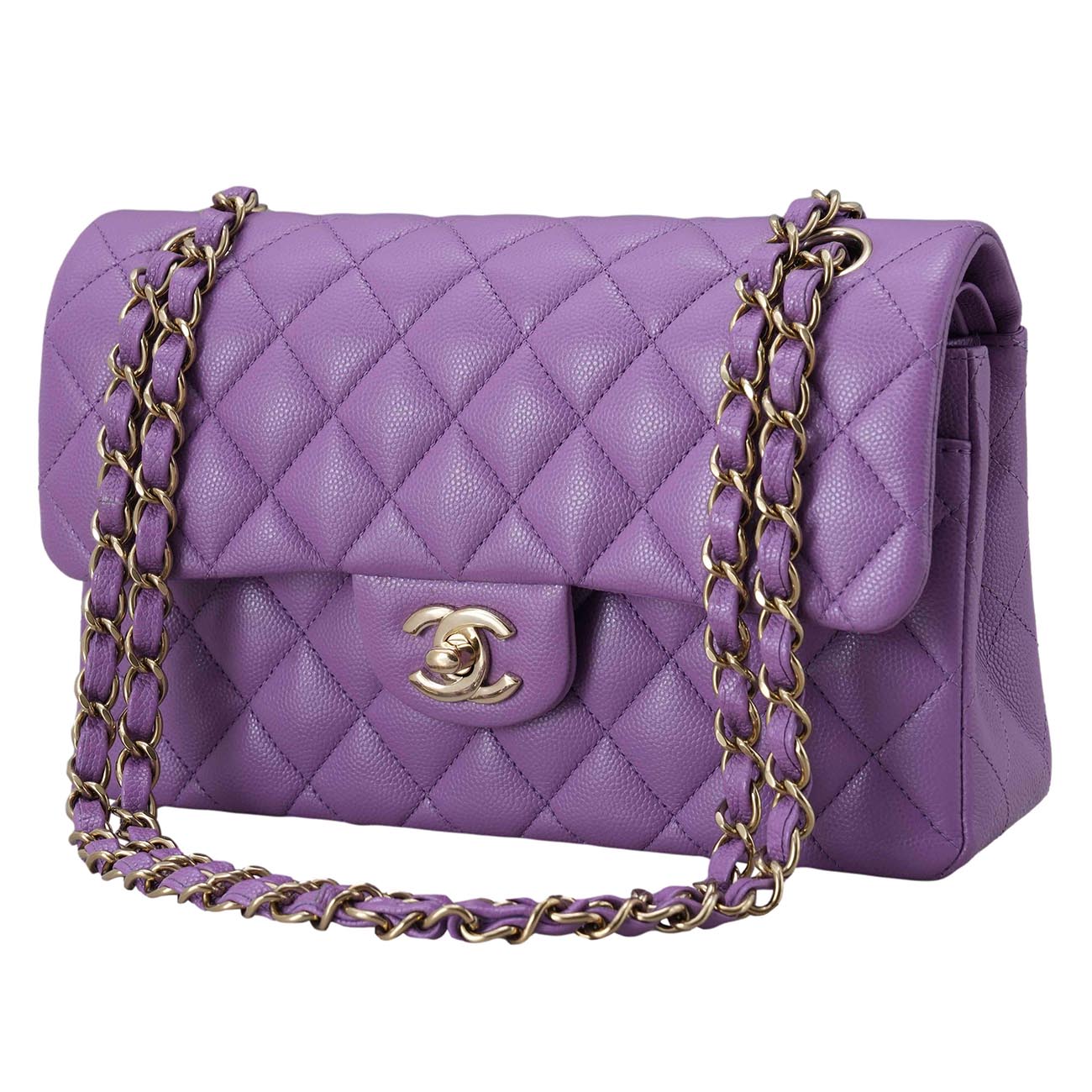 CHANEL(USED)샤넬 캐비어 클래식 스몰 플랩백
