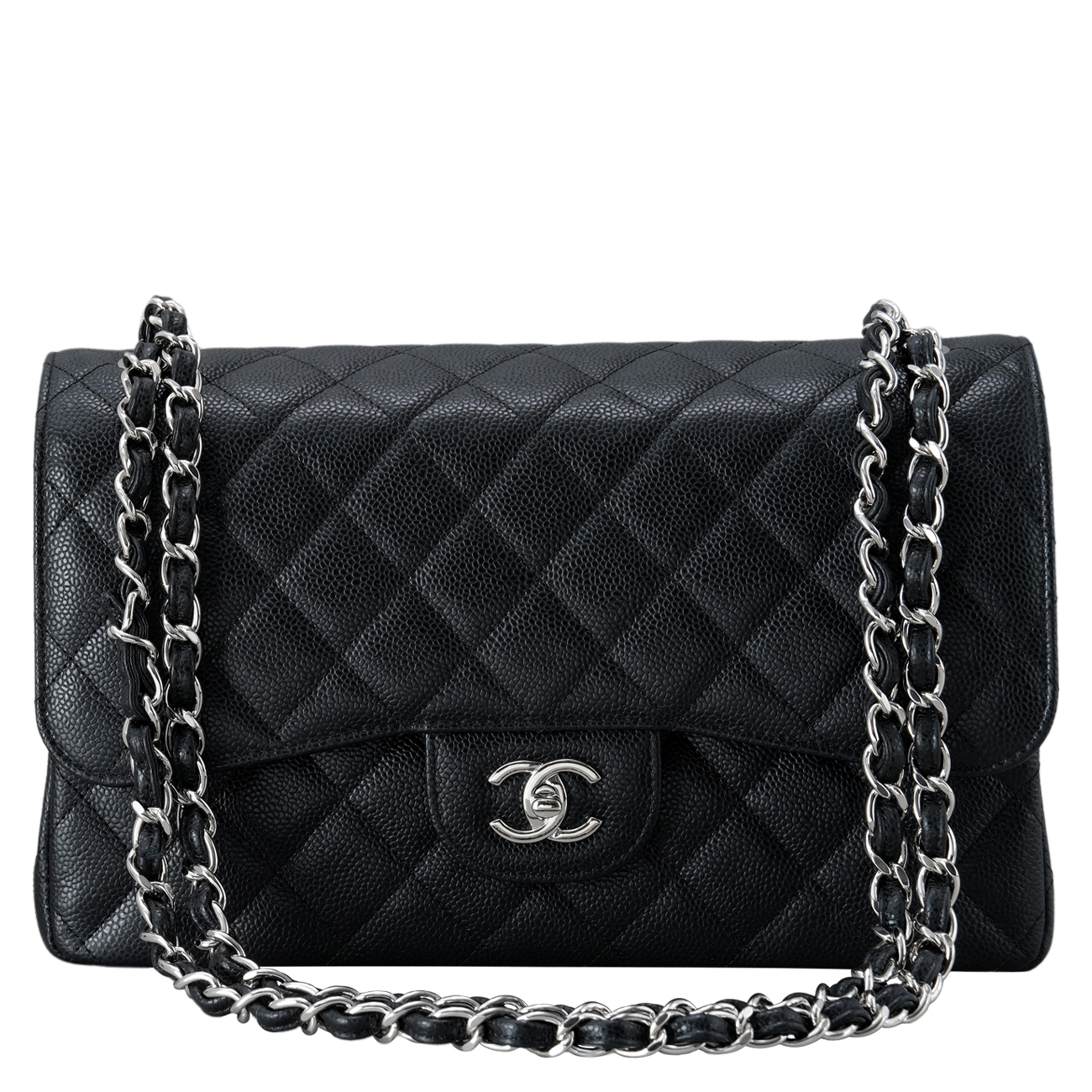 CHANEL(USED)샤넬 캐비어 클래식 라지 플랩백