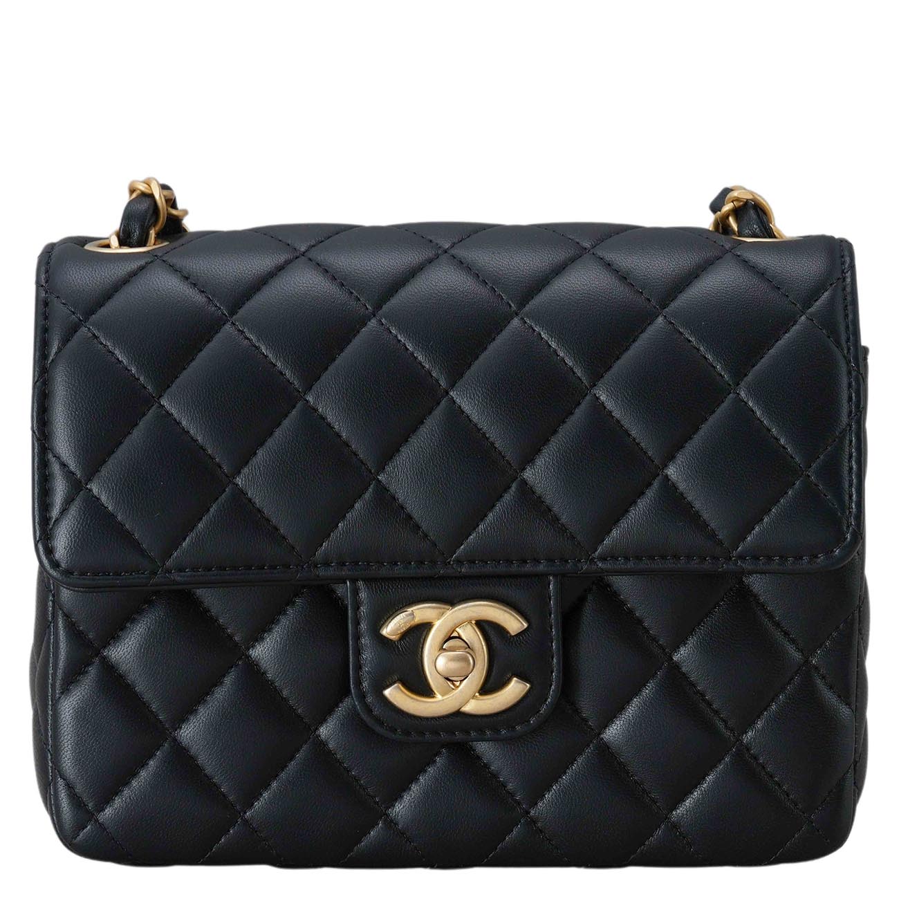 CHANEL(USED)샤넬 AS3737 램스킨 미니 플랩백