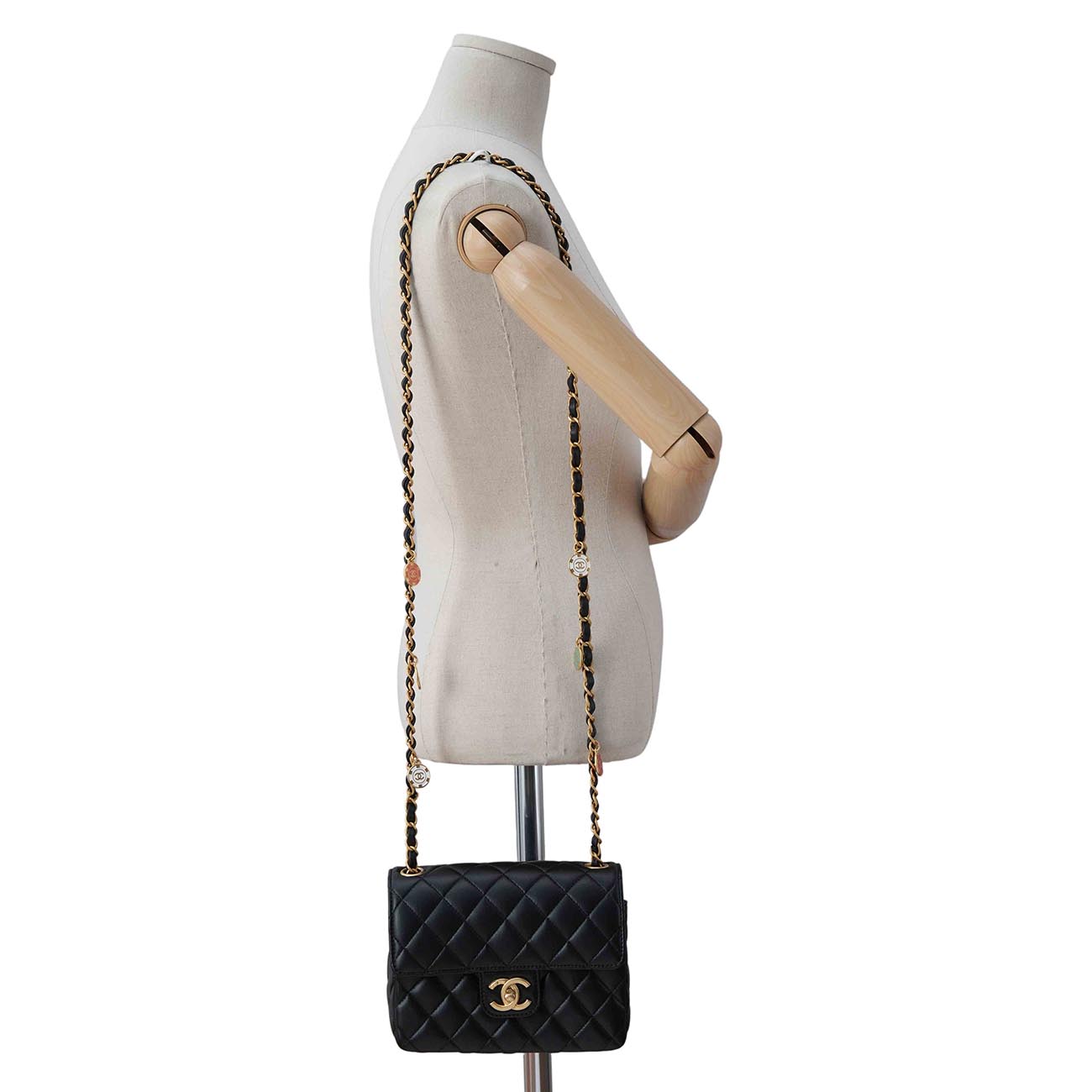 CHANEL(USED)샤넬 AS3737 램스킨 미니 플랩백