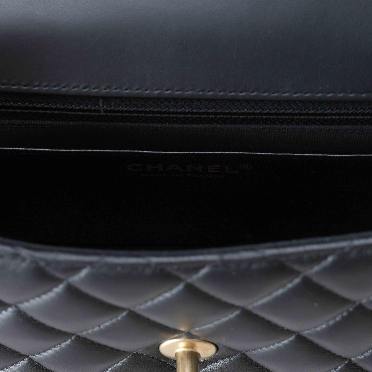 CHANEL(USED)샤넬 AS3737 램스킨 미니 플랩백