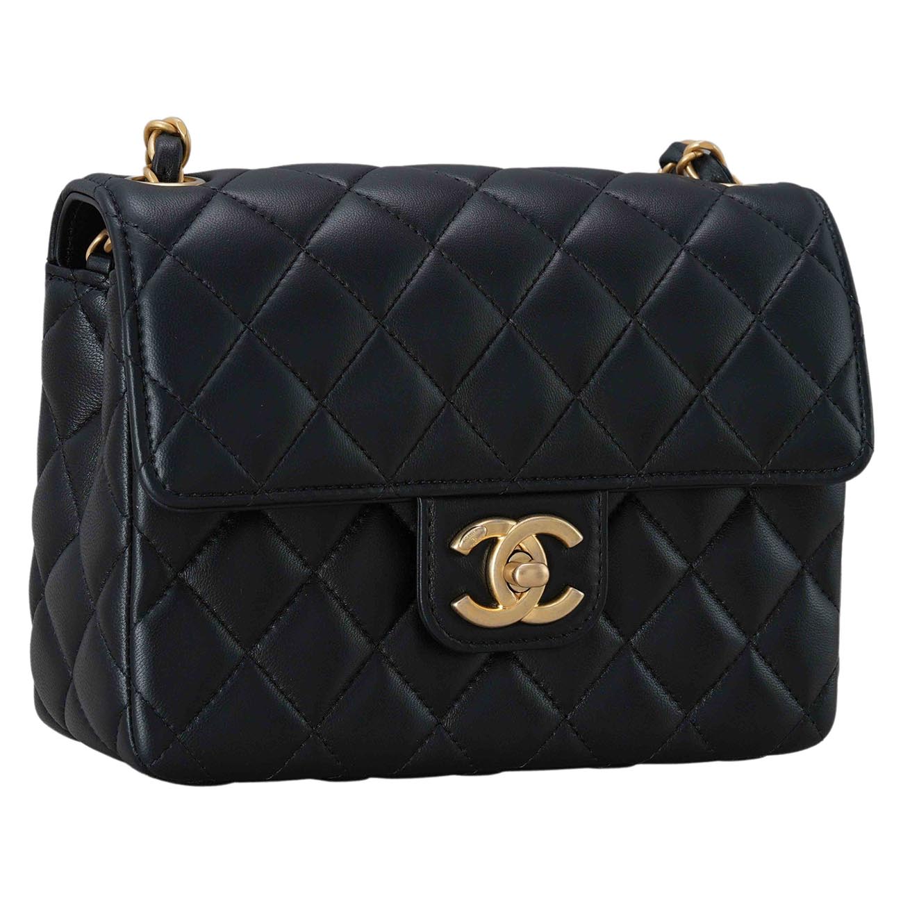 CHANEL(USED)샤넬 AS3737 램스킨 미니 플랩백