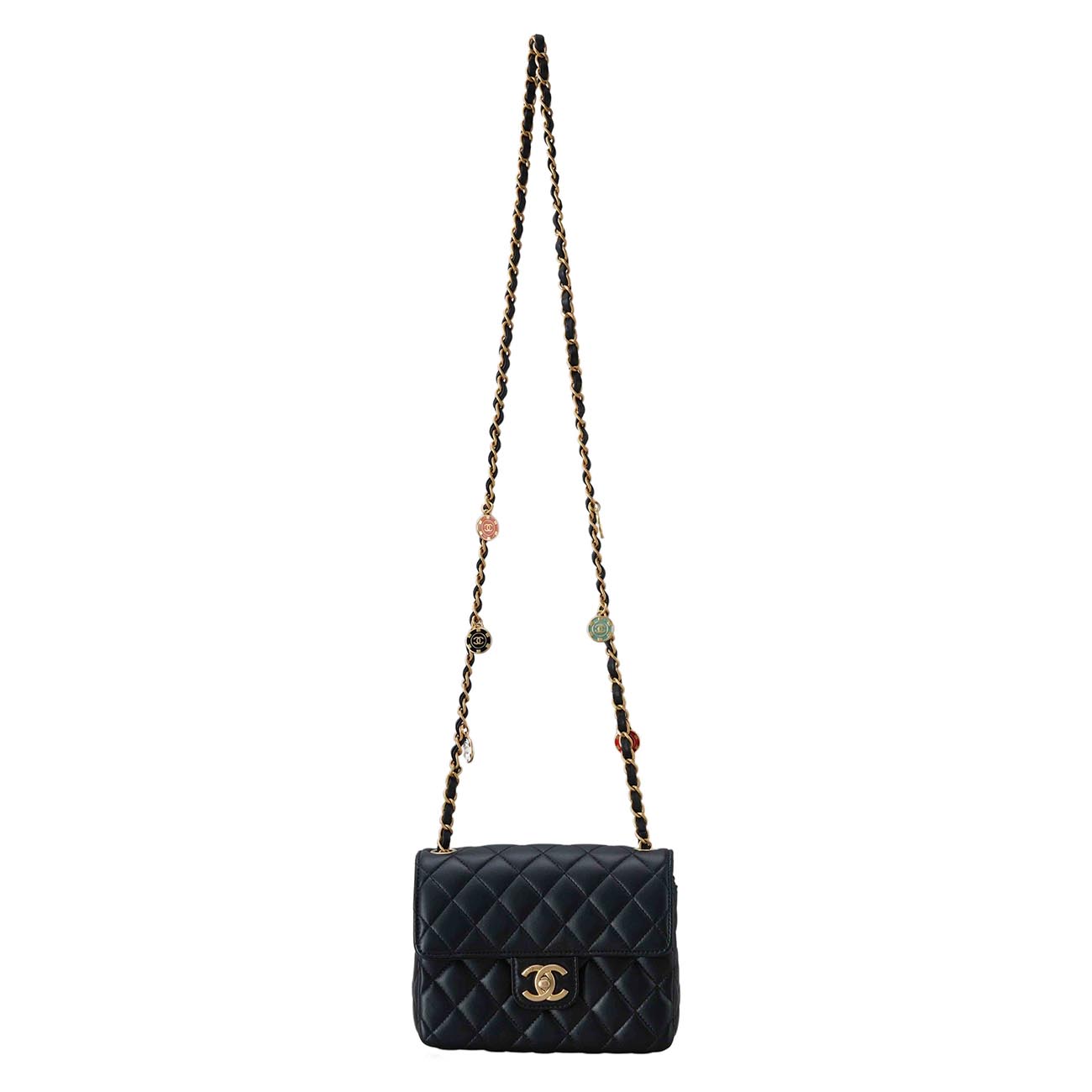CHANEL(USED)샤넬 AS3737 램스킨 미니 플랩백