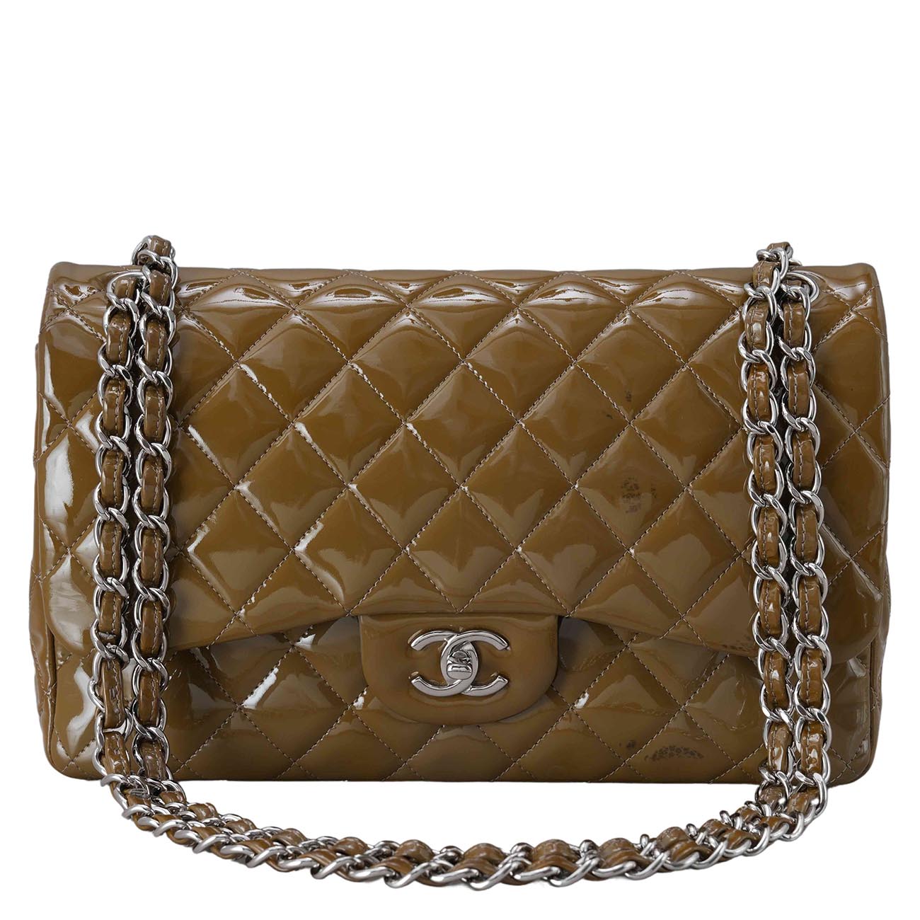 CHANEL(USED)샤넬 페이던트 클래식 점보 플랩백