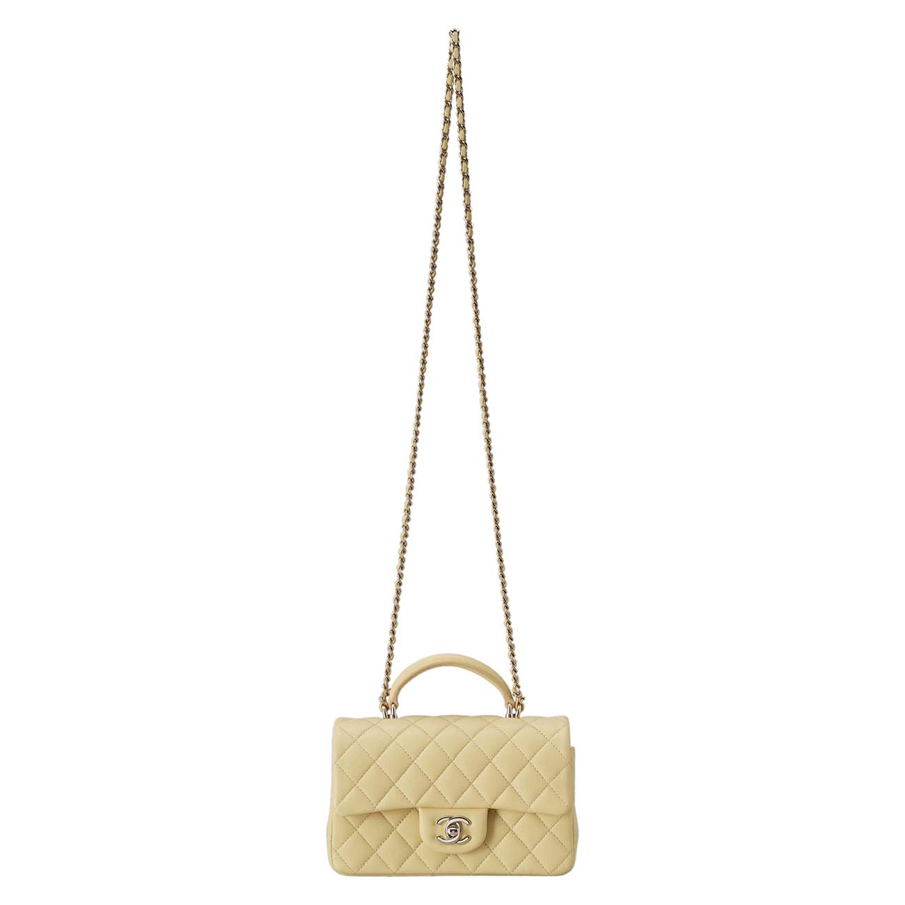 CHANEL(USED)샤넬 클래식 뉴미니 탑핸들