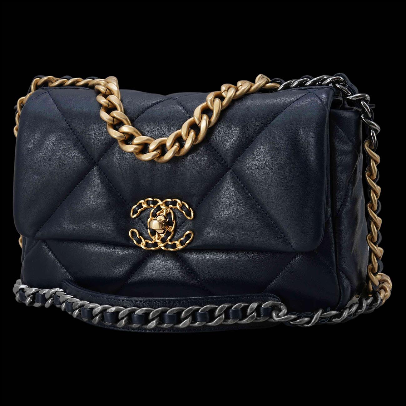 CHANEL(USED)샤넬 19백 미듐