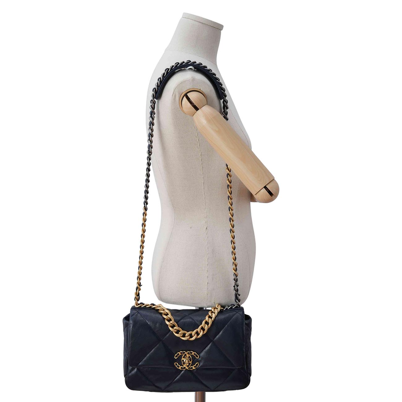 CHANEL(USED)샤넬 19백 미듐