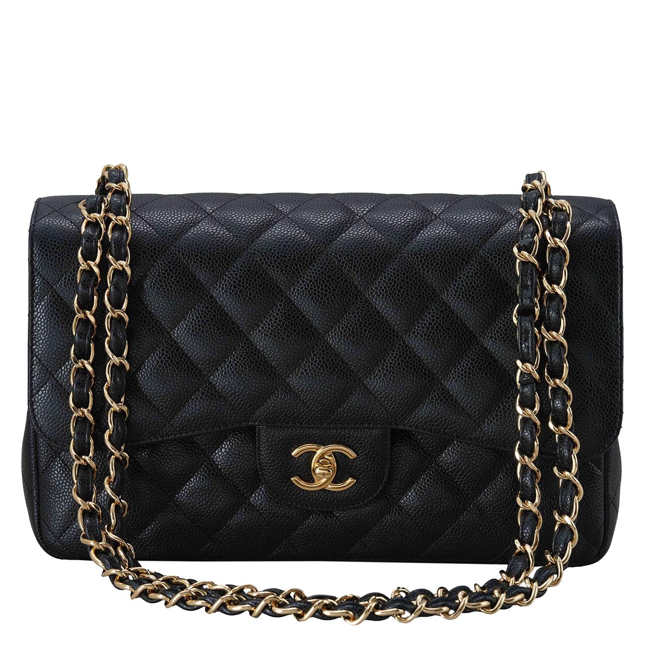 CHANEL(USED)샤넬 캐비어 클래식 점보 플랩백