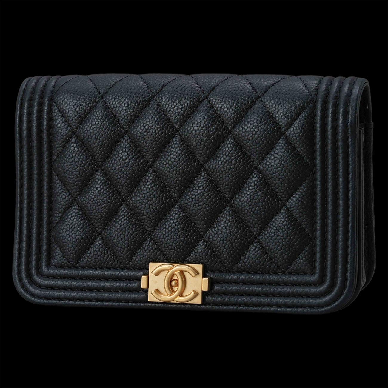 CHANEL(USED)샤넬 캐비어 보이샤넬 미니 WOC