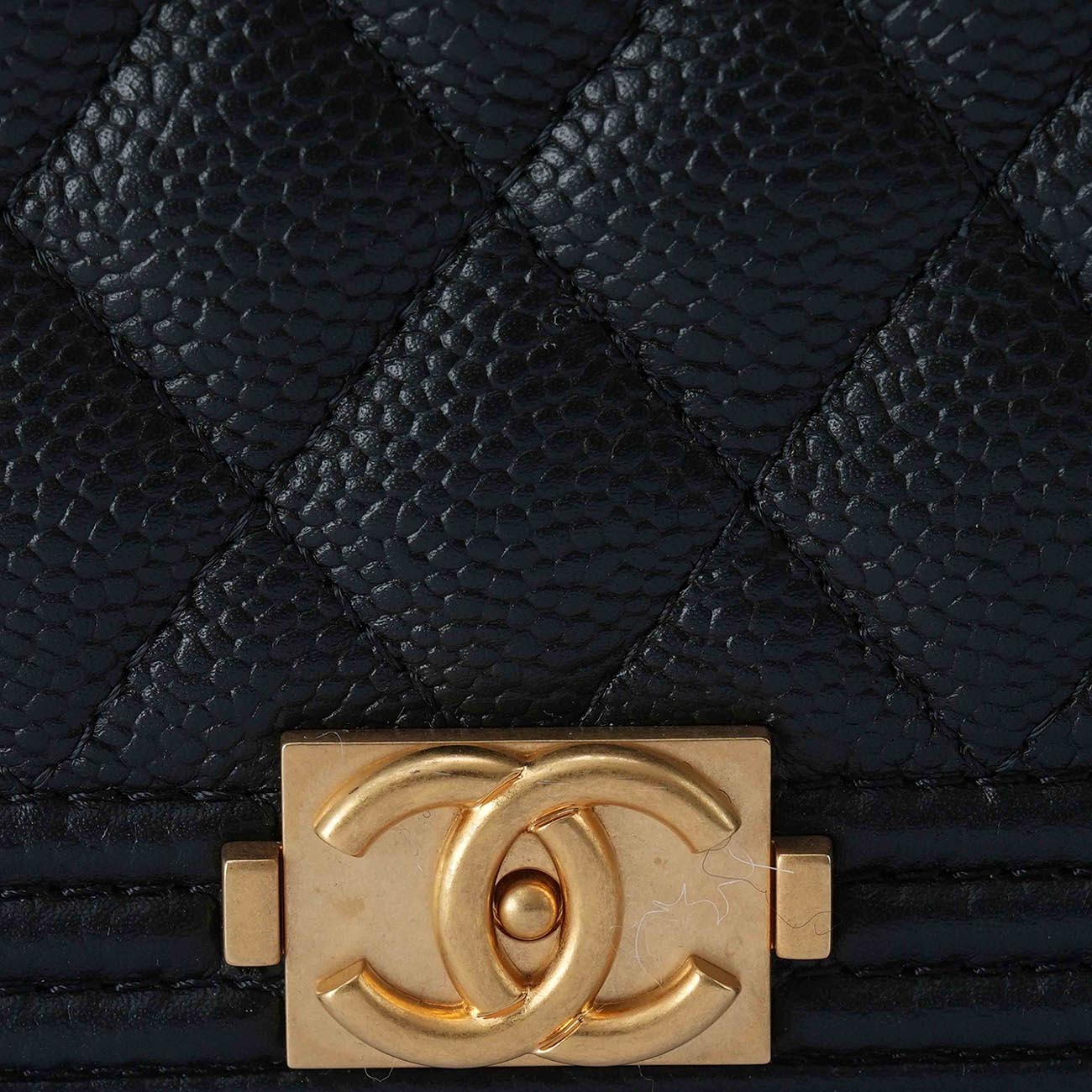 CHANEL(USED)샤넬 캐비어 보이샤넬 미니 WOC