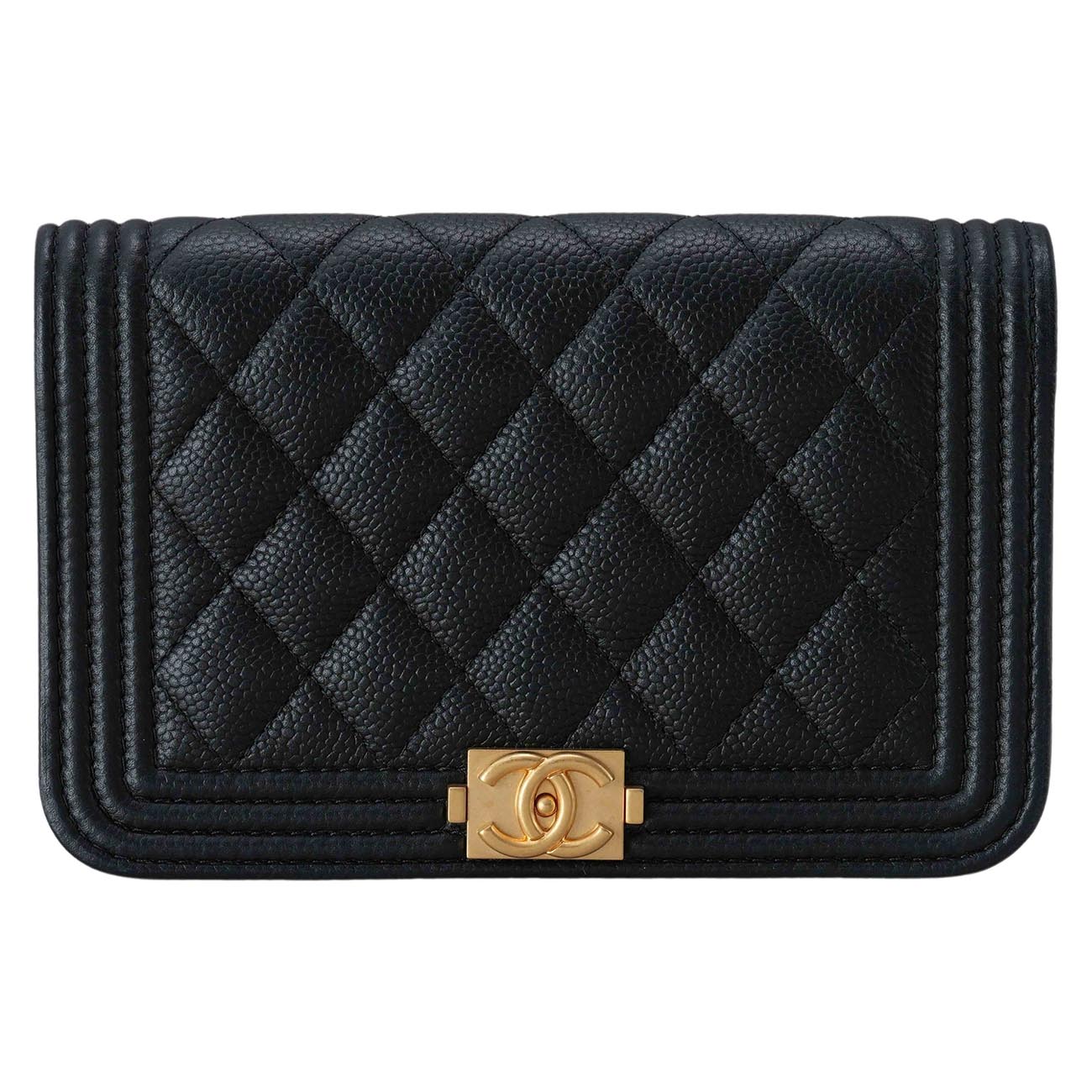 CHANEL(USED)샤넬 캐비어 보이샤넬 미니 WOC