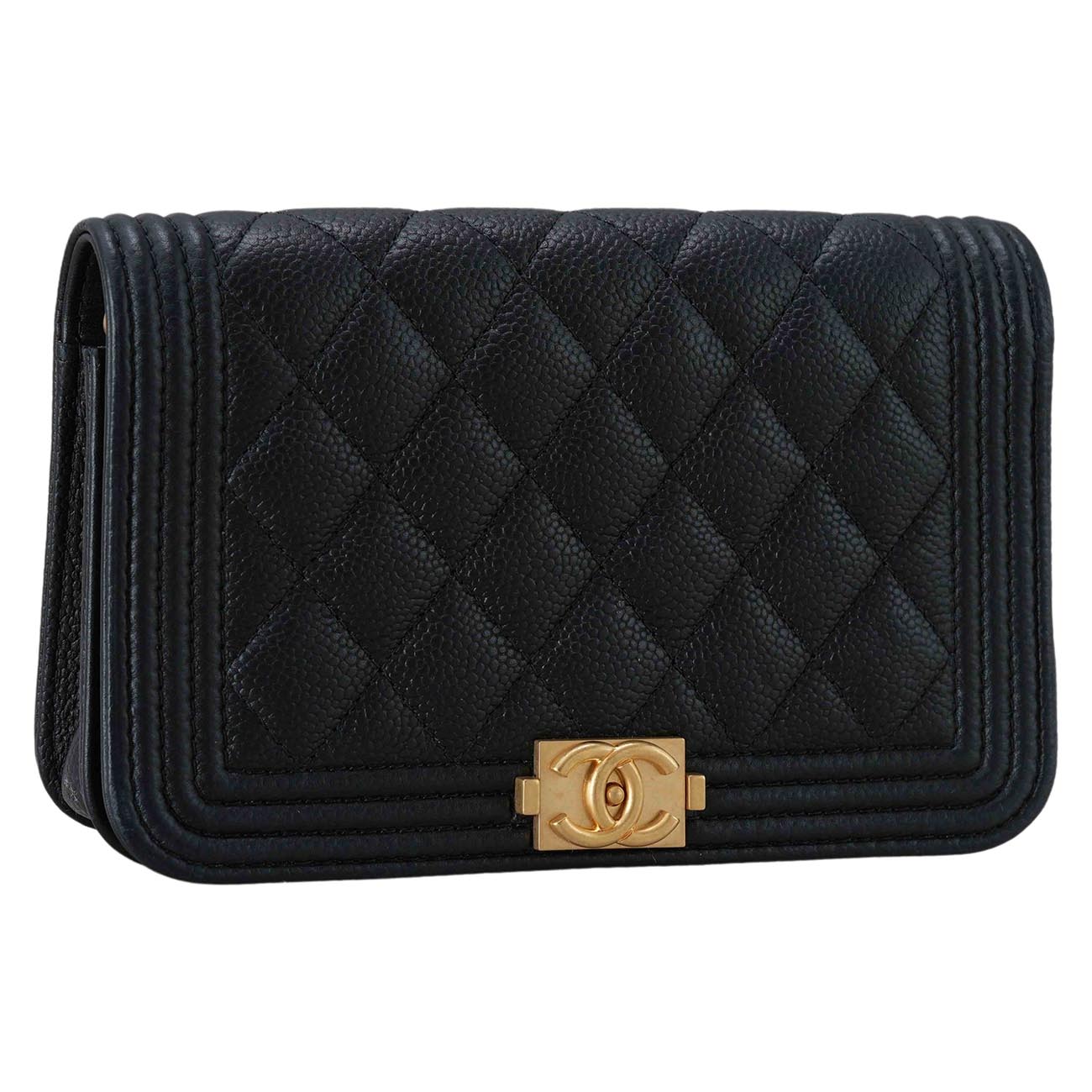 CHANEL(USED)샤넬 캐비어 보이샤넬 미니 WOC