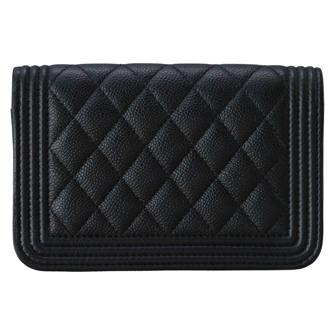 CHANEL(USED)샤넬 캐비어 보이샤넬 미니 WOC