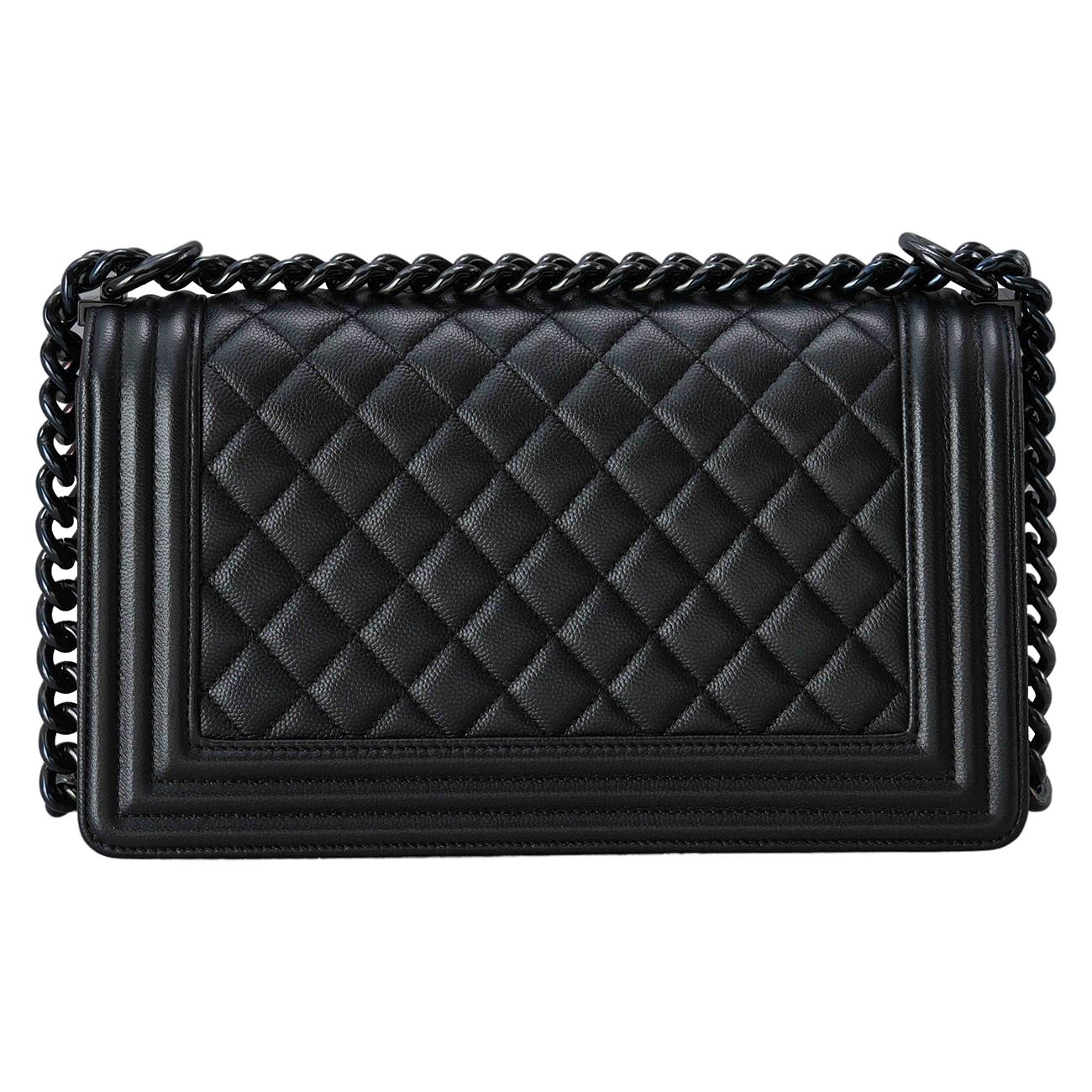 CHANEL(USED)샤넬 캐비어 보이샤넬 미듐 플랩백