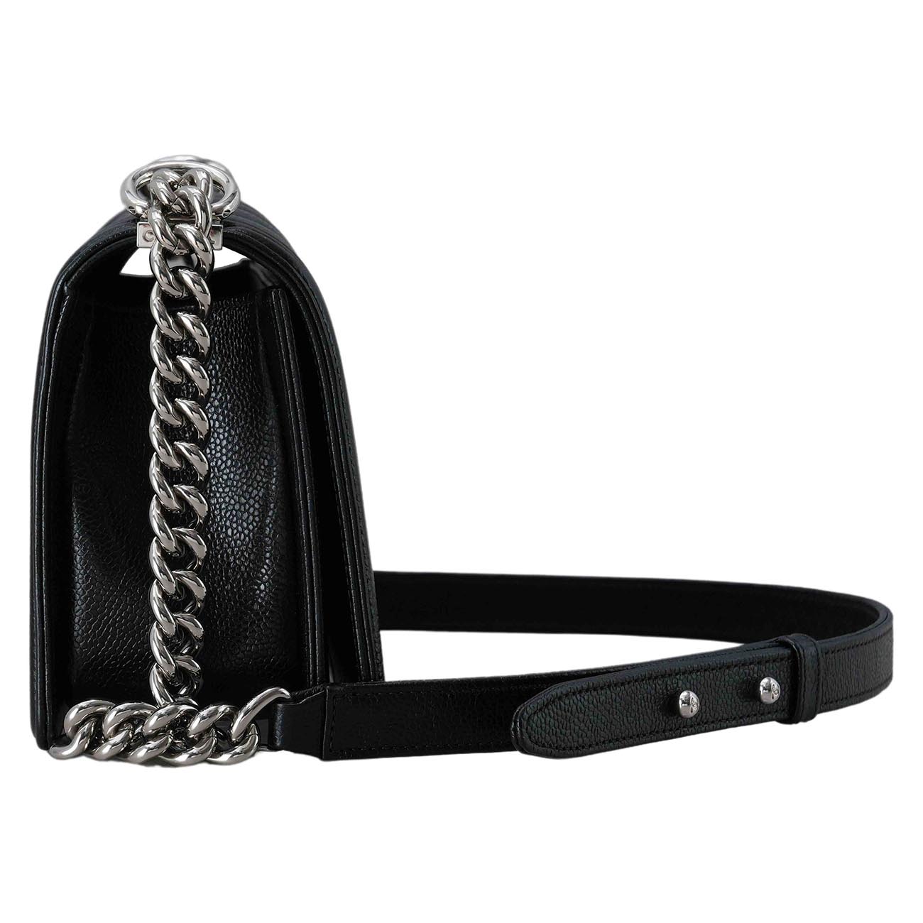 CHANEL(USED)샤넬 쉐브론 보이샤넬 미듐 플랩백