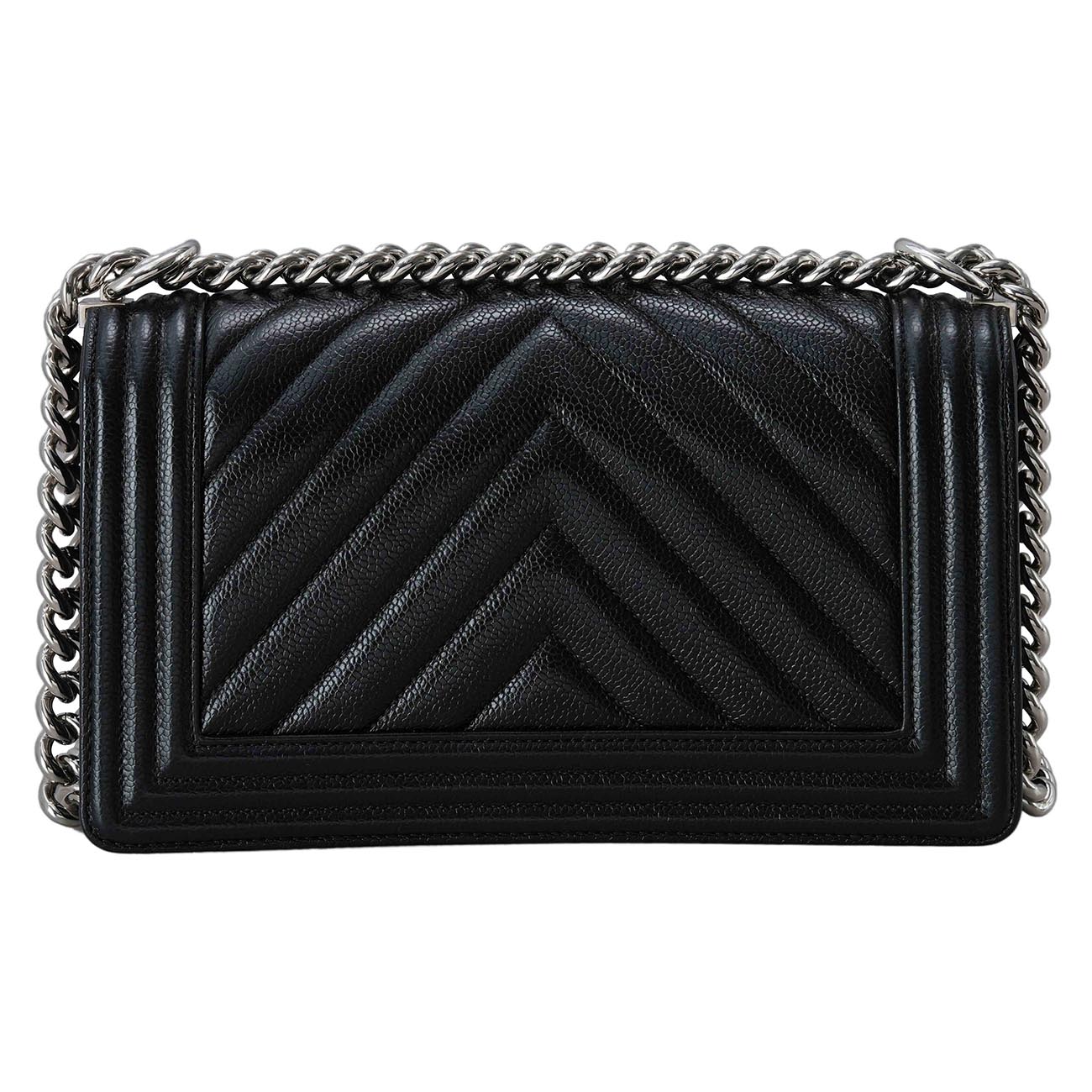 CHANEL(USED)샤넬 쉐브론 보이샤넬 미듐 플랩백